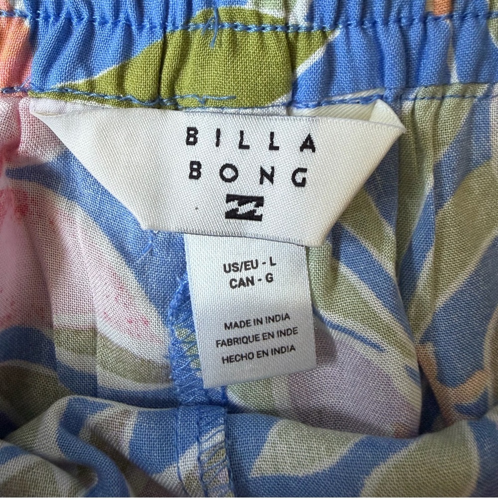 Billabong Pipe Line Floral Tropical Shorts - Blue - NWT - Size Large - Picture 4 of 7